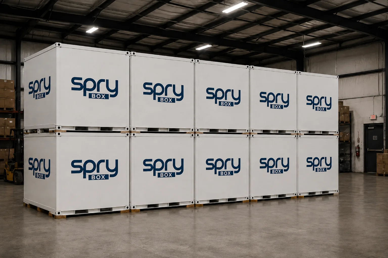 Spry Box storage container on an Oceanside driveway