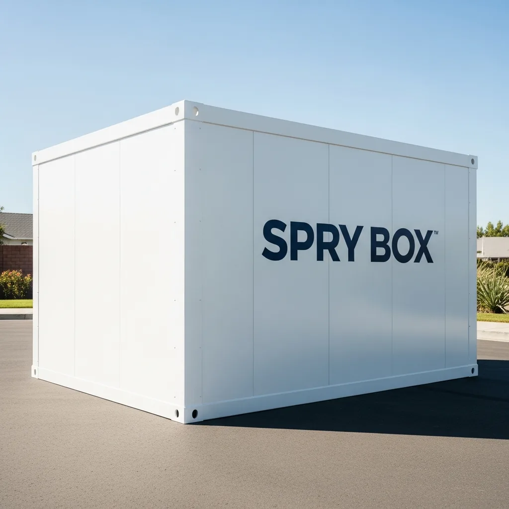 Spry Box 8x8x8 small cube portable storage container